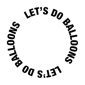 Let's Do Balloons Badge